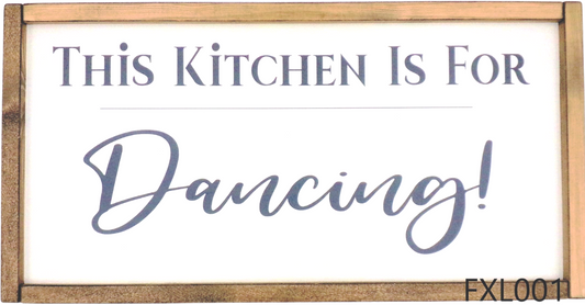 This kitchen is for dancing