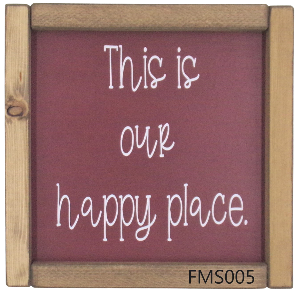 This is our happy place.