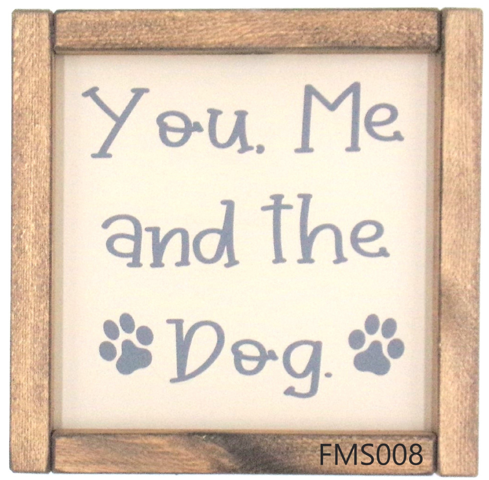 You. Me and the Dog.