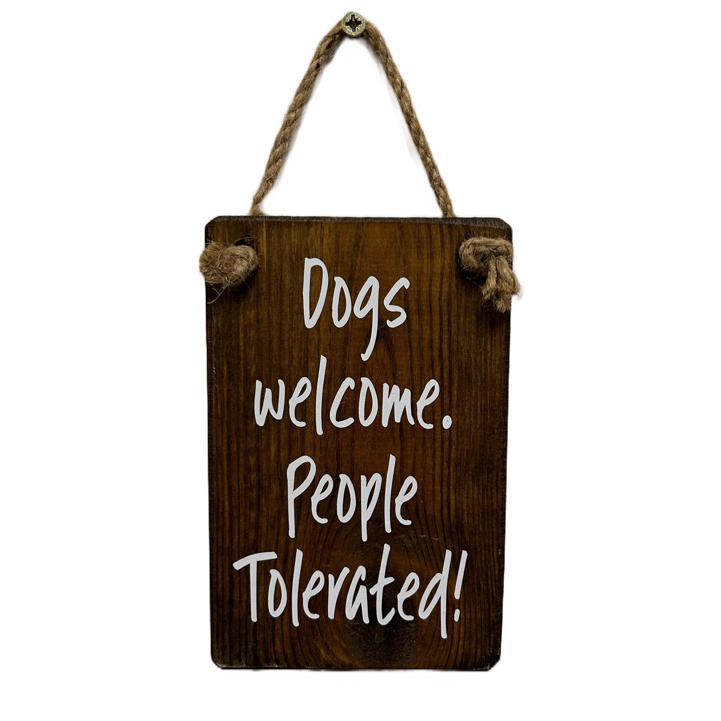 Dogs welcome