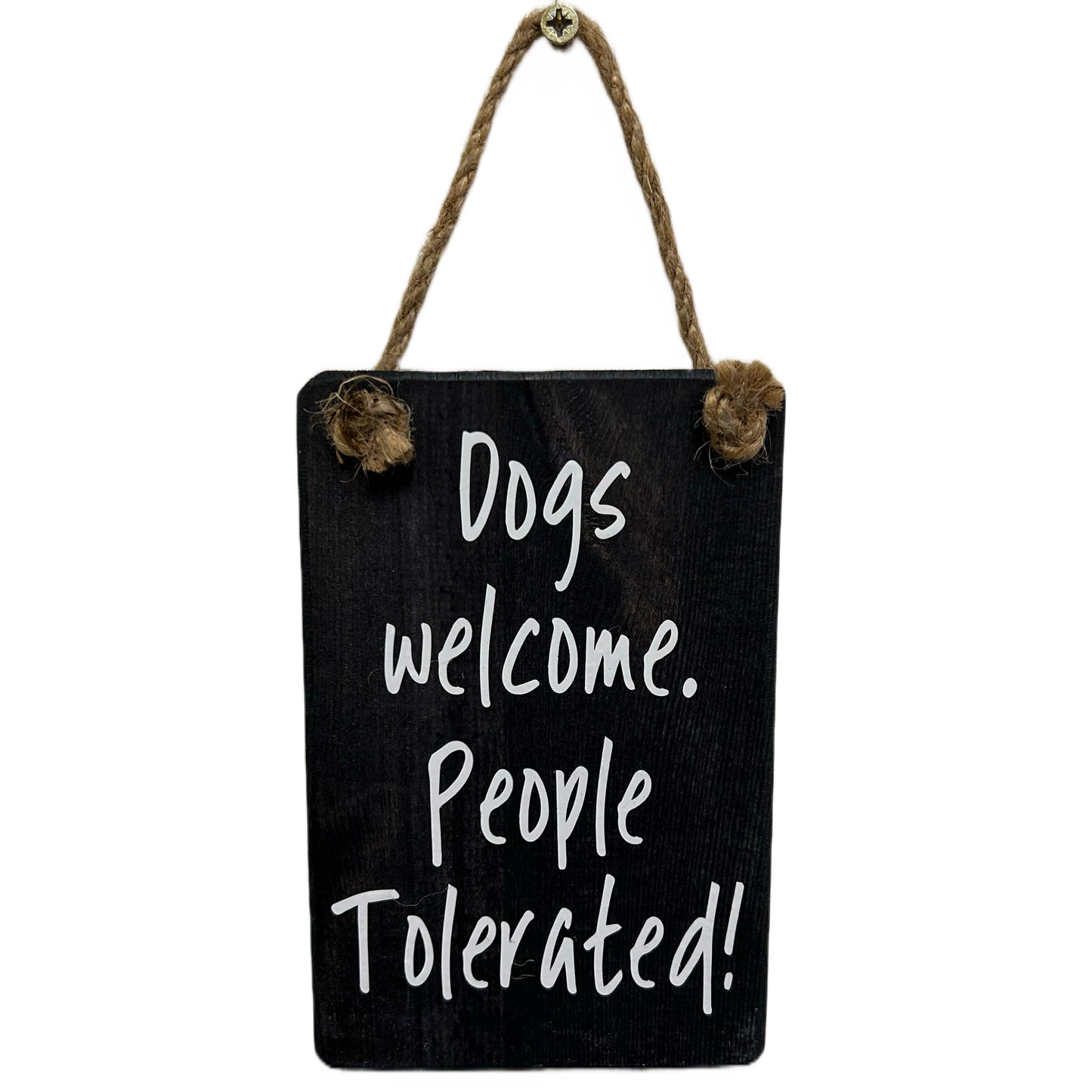 Dogs welcome