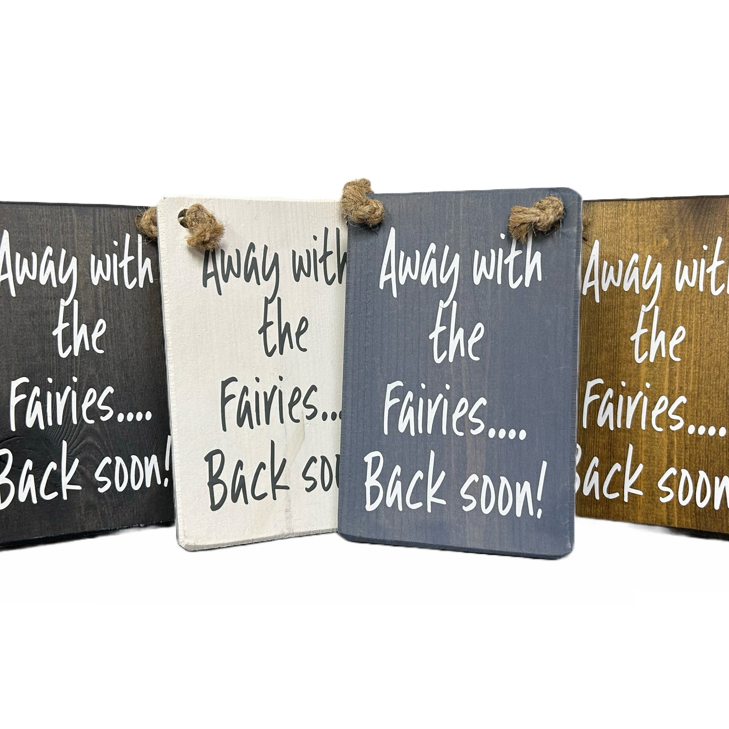 Away with the fairies, back soon