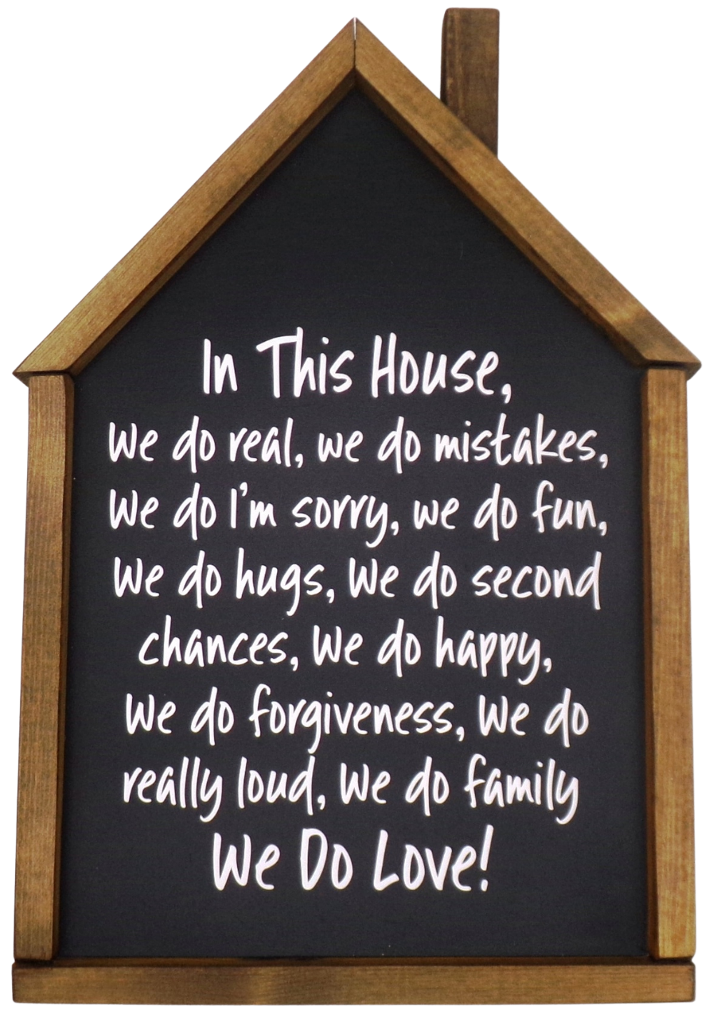 In this house we do real….