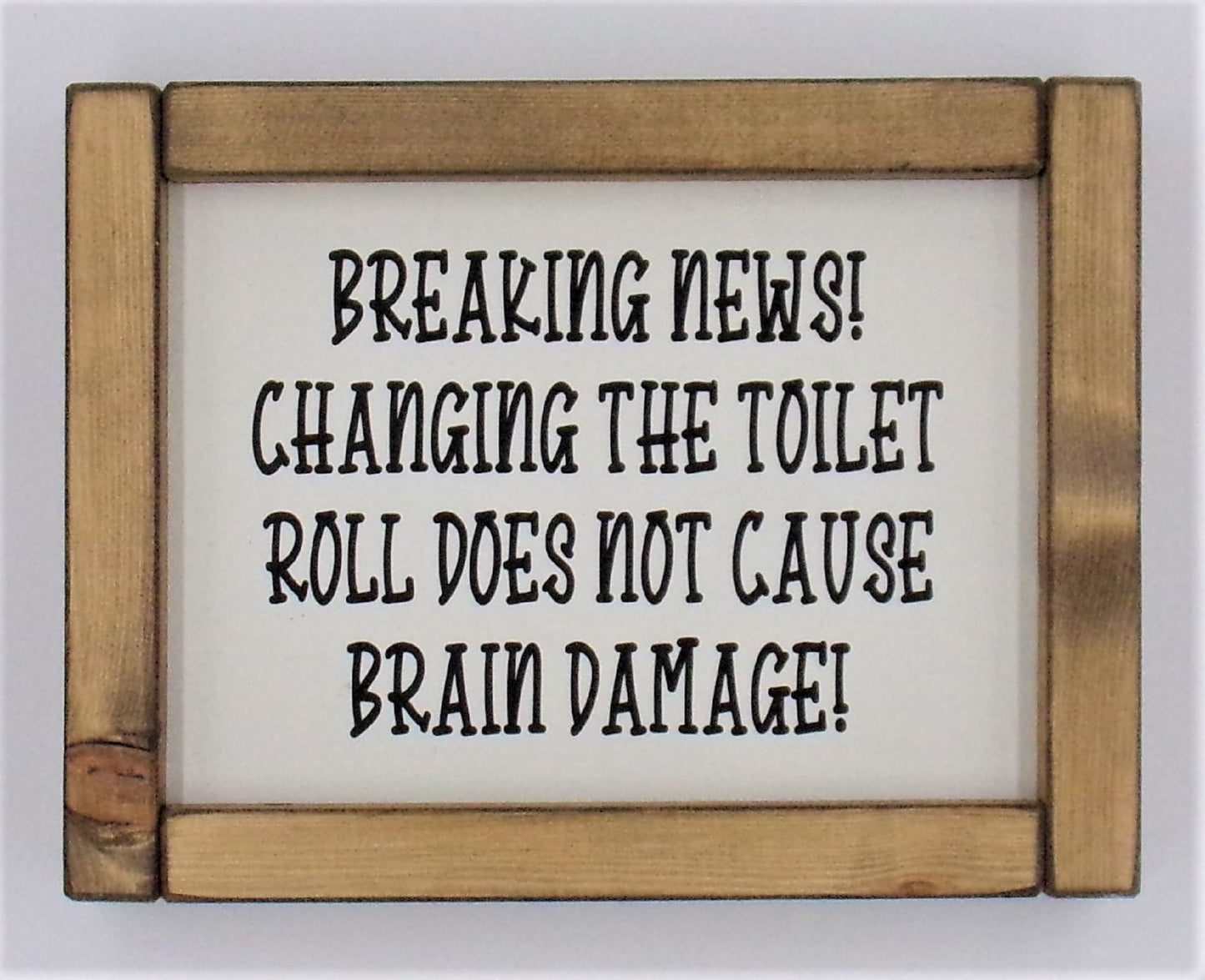 BREAKING NEWS! Changing the toilet roll….