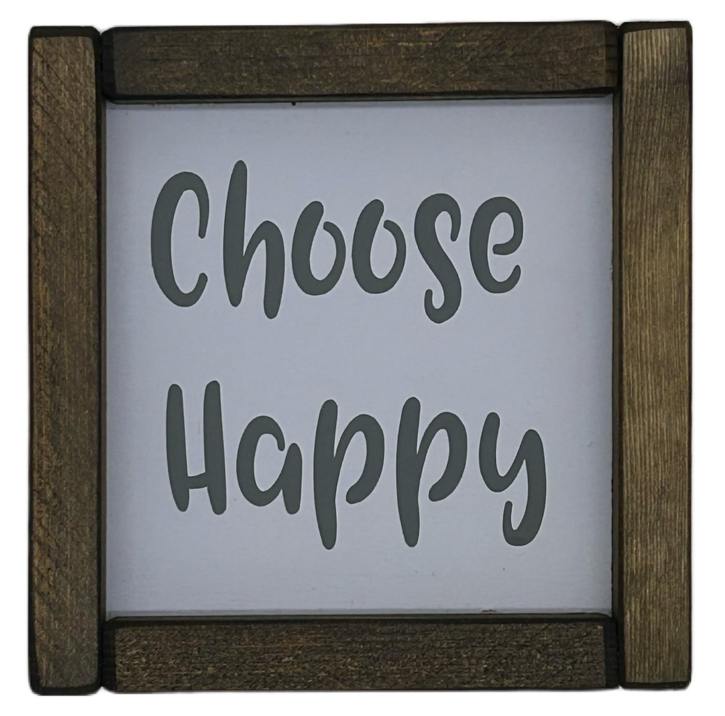 Choose Happy Small Framed Sign