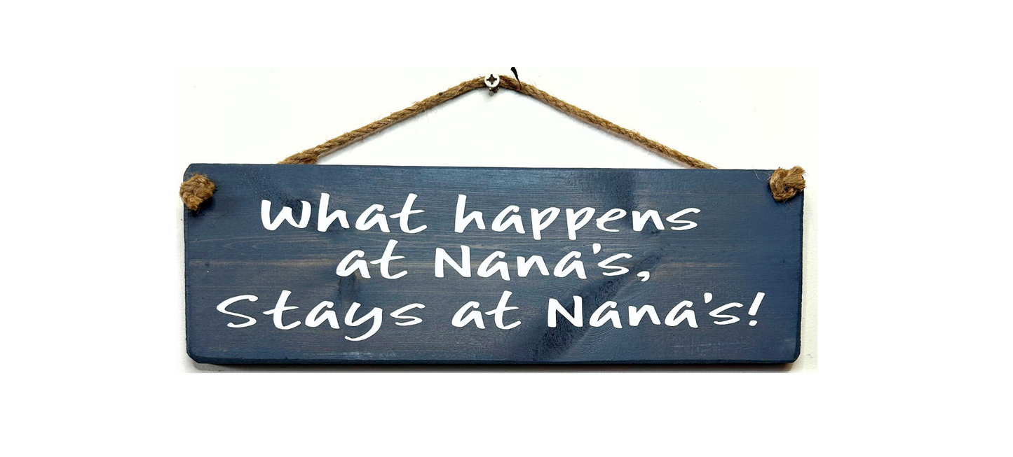 What happens at Nana's