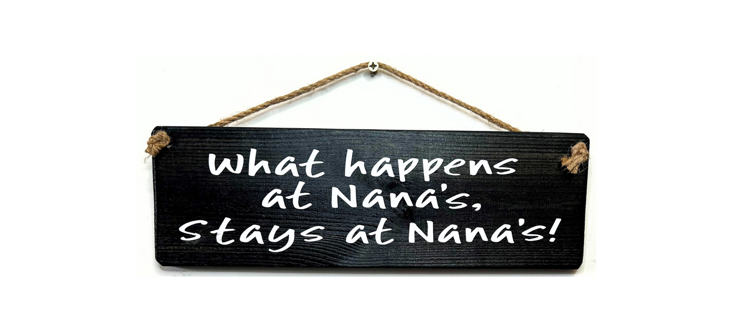 What happens at Nana's