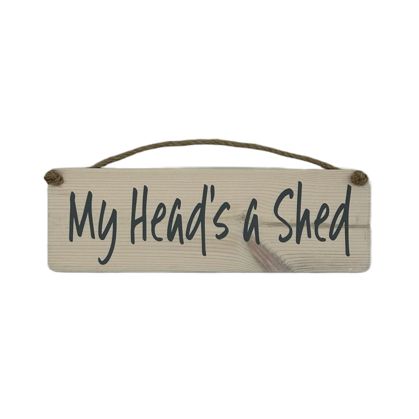 My Heads a shed