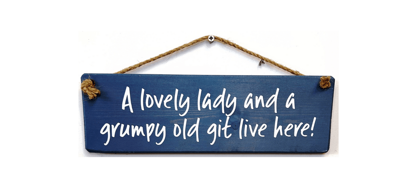 A Lovely Lady and a grumpy old git live here!