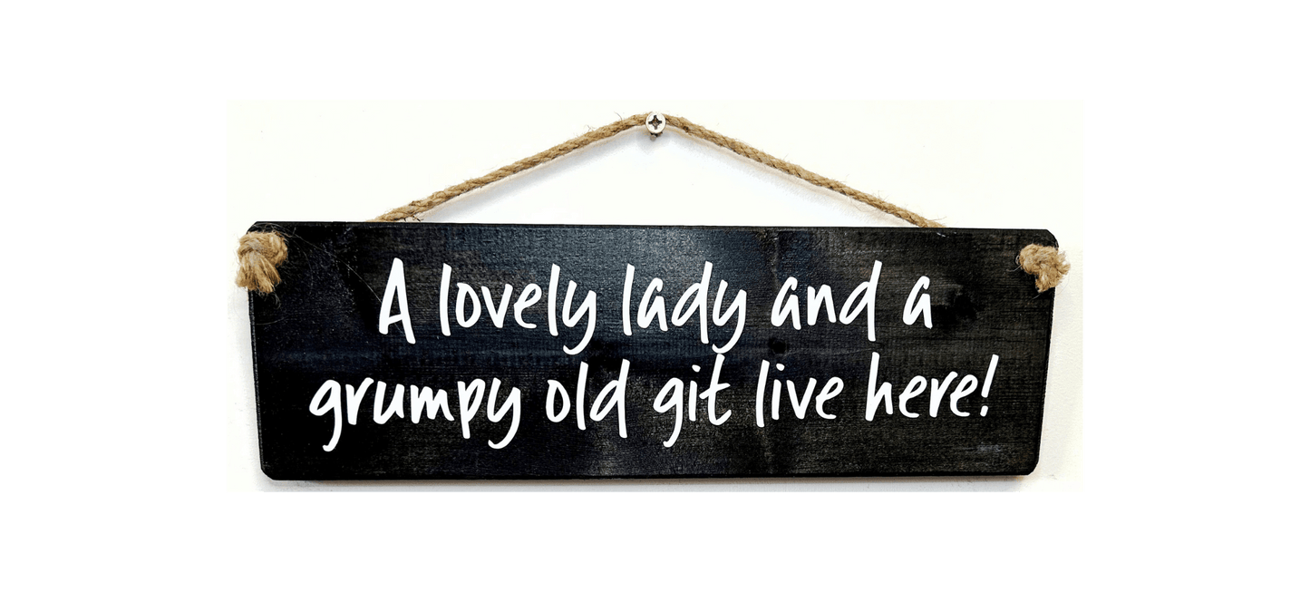 A Lovely Lady and a grumpy old git live here!
