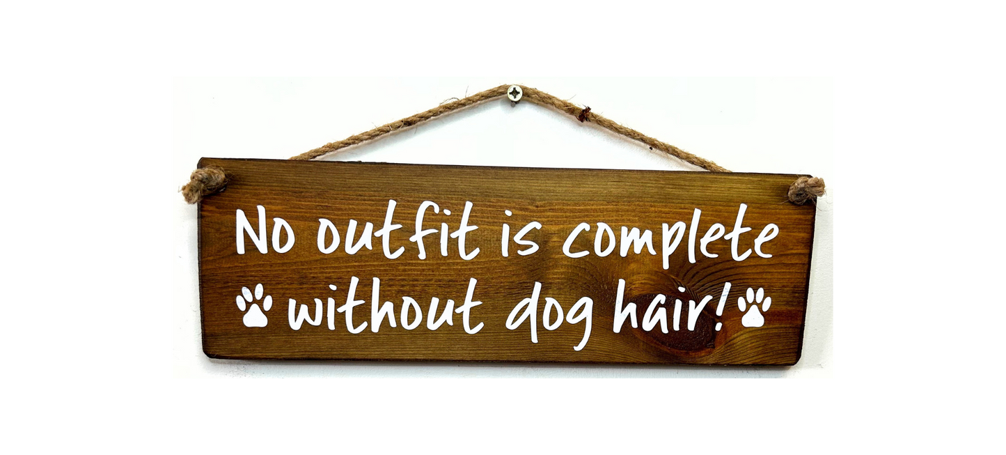 No outfit is complete without dog hair