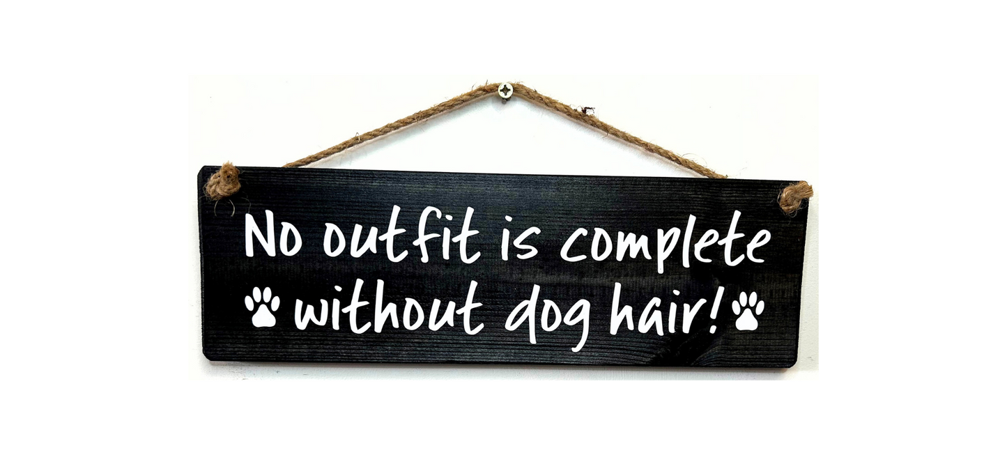 No outfit is complete without dog hair