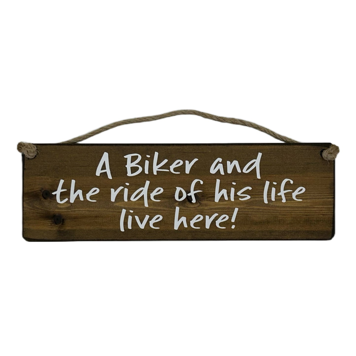 A Biker and the ride of his life live here