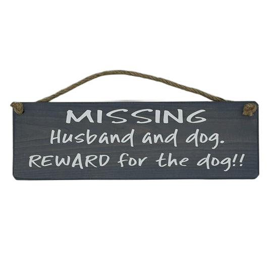 Missing Husband and dog. Reward for the dog