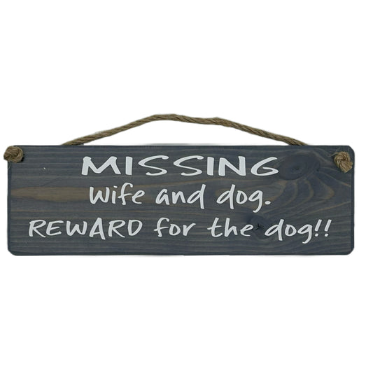 Missing Wife and Dog