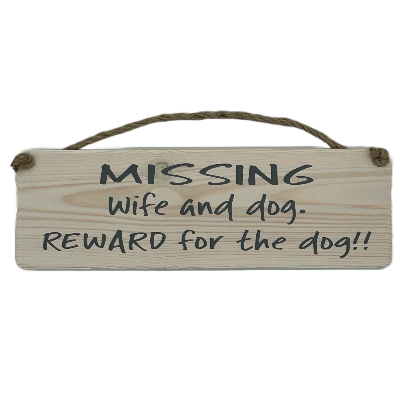 Missing Wife and Dog