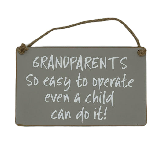 Grandparents so easy to operate, even a child can do it!