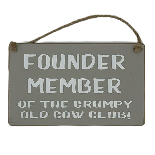 Founder of the Grumpy Old Cow Club