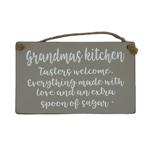 Grandma's kitchen taster welcome. Everything made with love and an extra