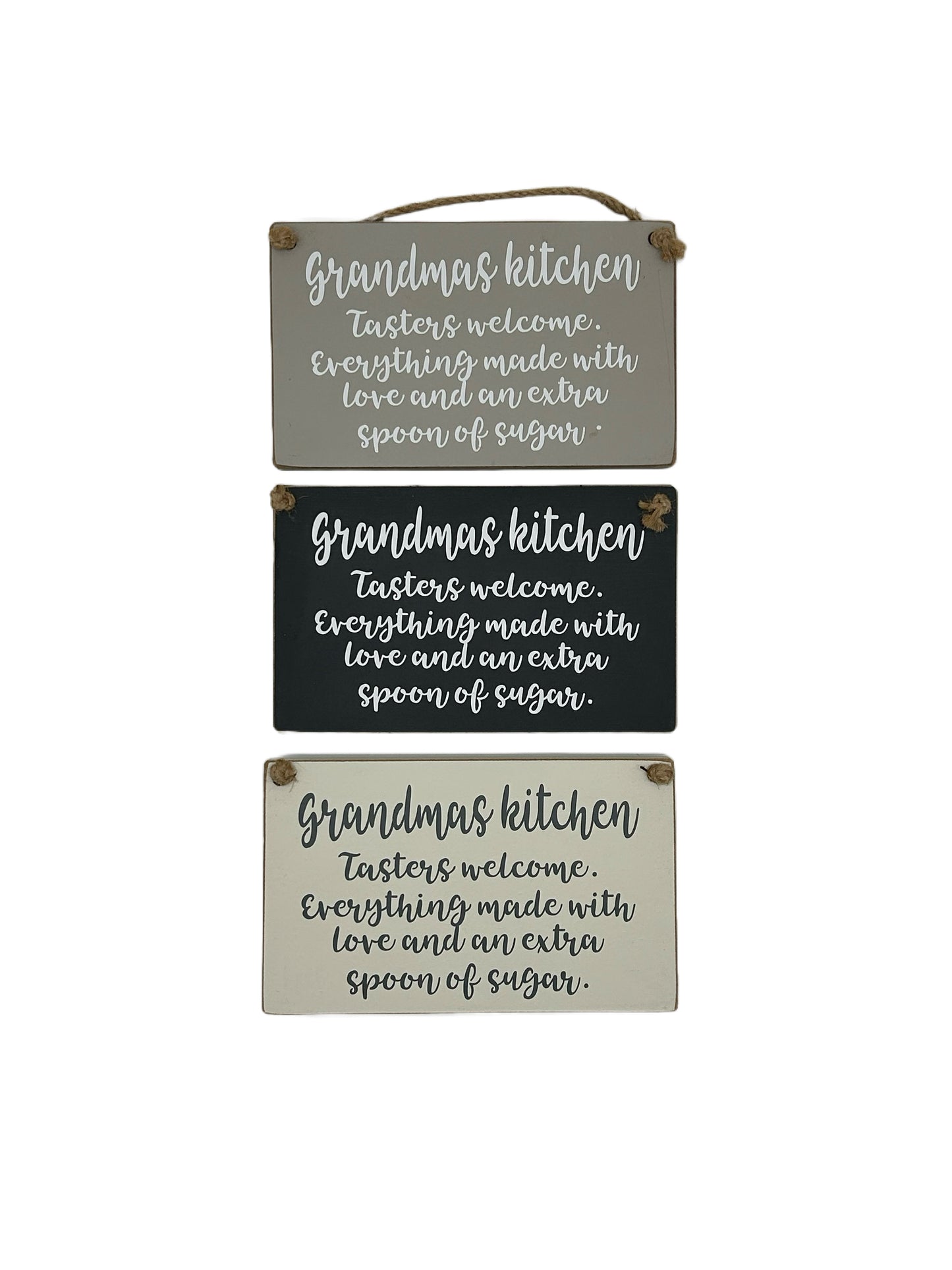 Grandma's kitchen taster welcome. Everything made with love and an extra