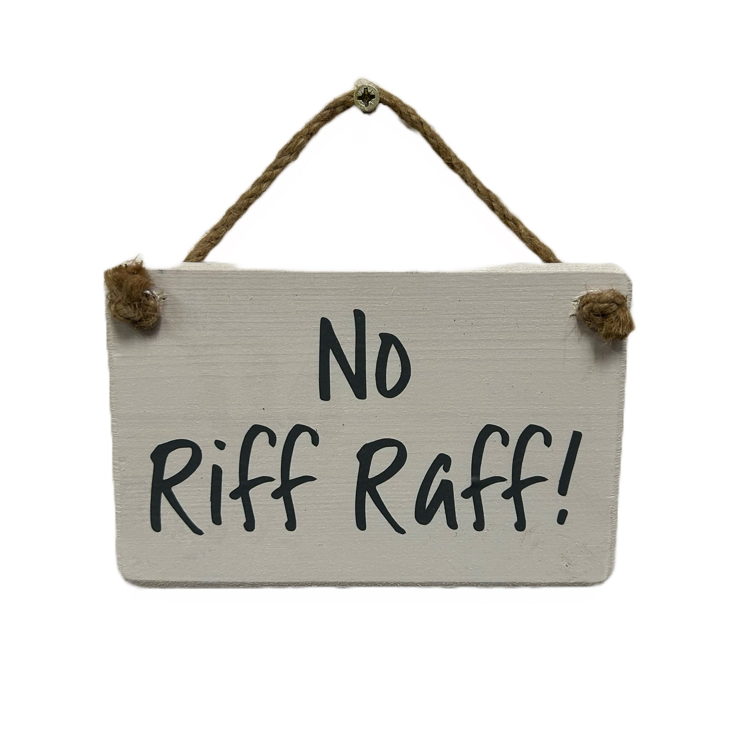 No Riff Raff