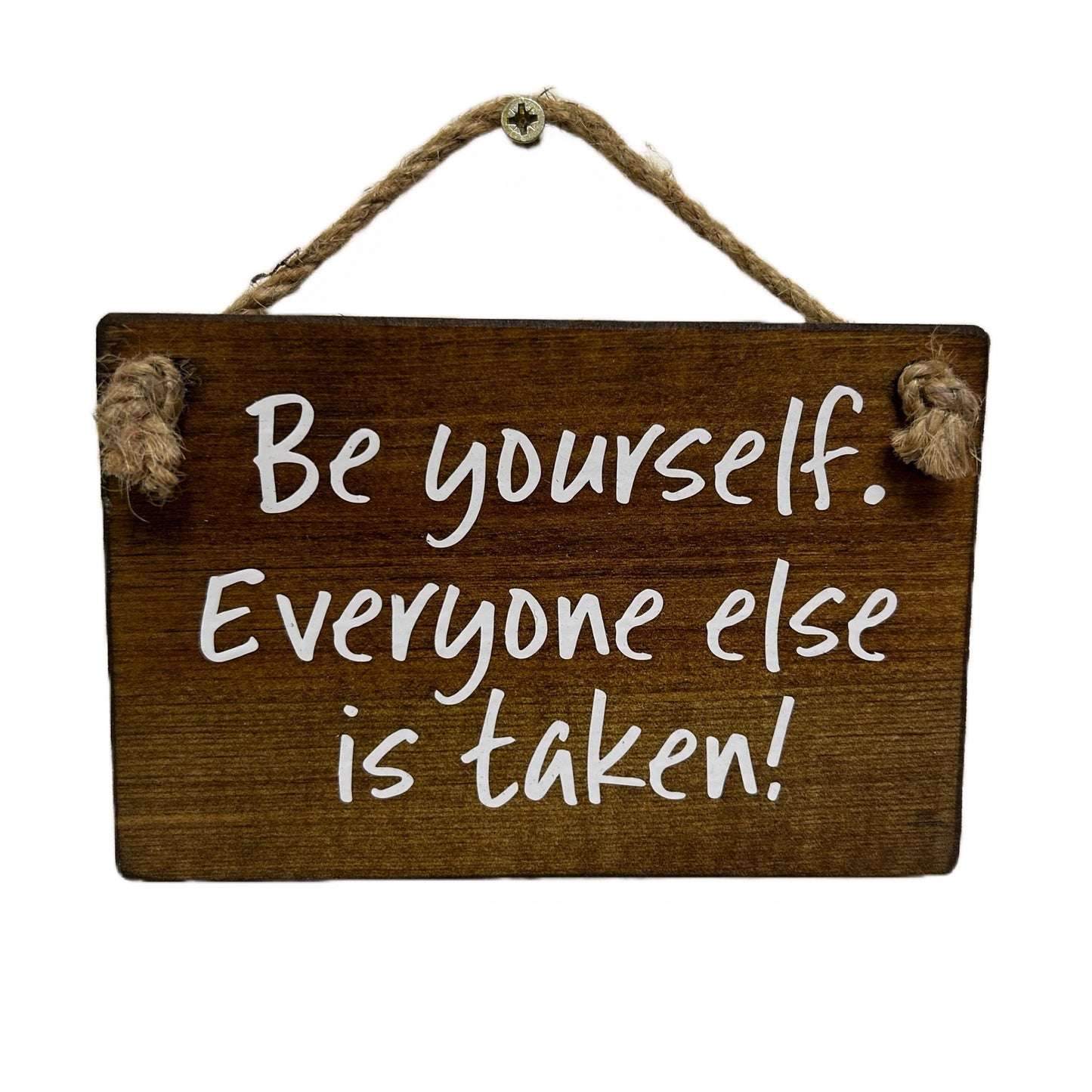 Be Yourself