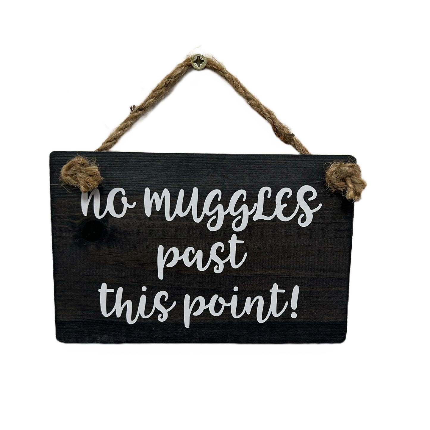 No Muggles past this point!