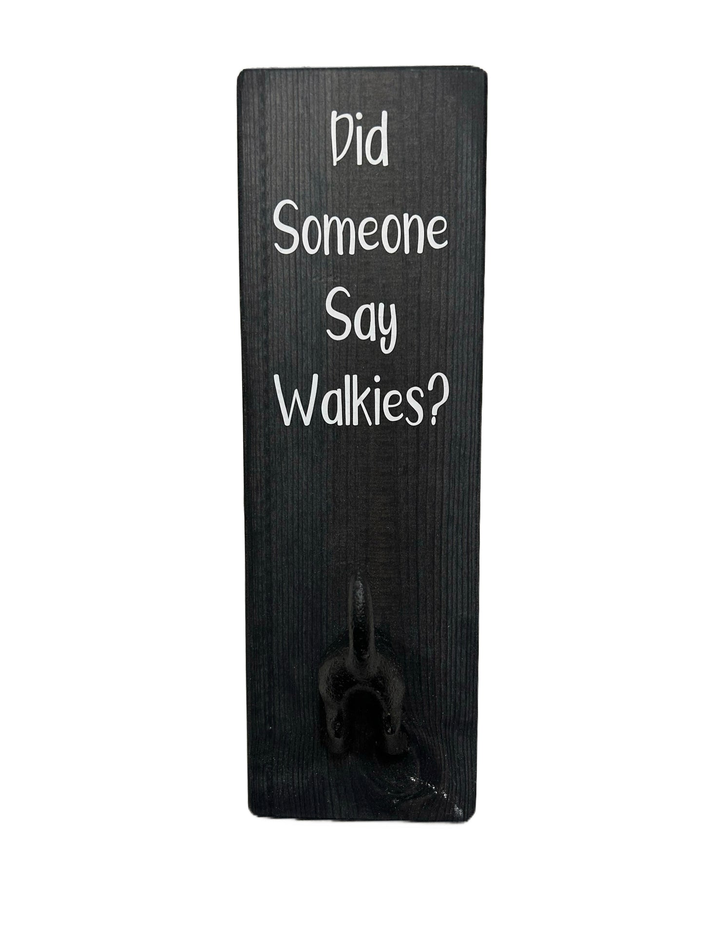 Did Someone say Walkies? Wall mounted Dog Bum Lead Hook