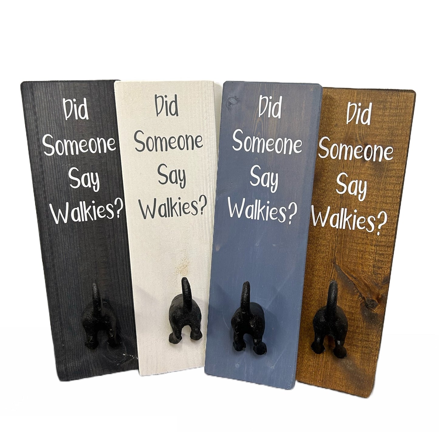 Did Someone say Walkies? Wall mounted Dog Bum Lead Hook