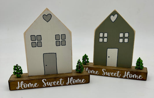 Home Sweet Home Large Hand Made House Free-Standing Ornament