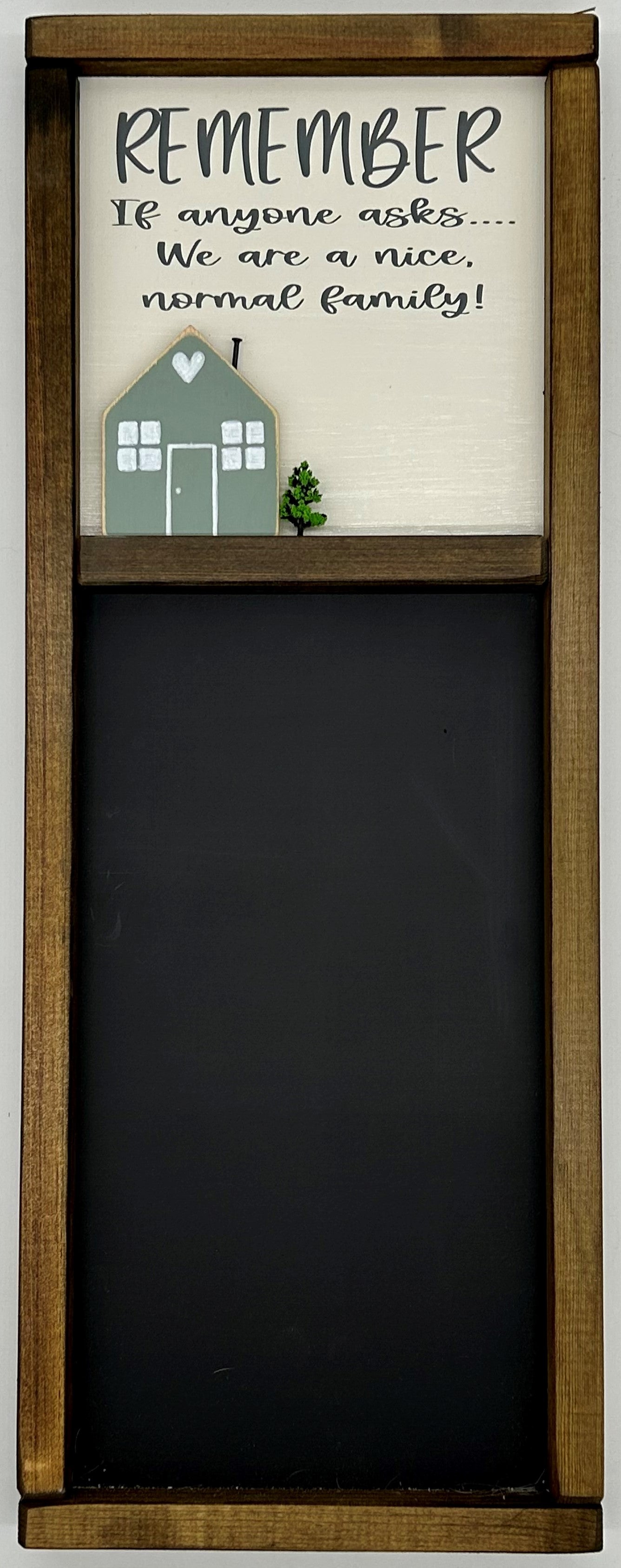 REMEMBER...Small 3D Chalkboard kitchen/ office