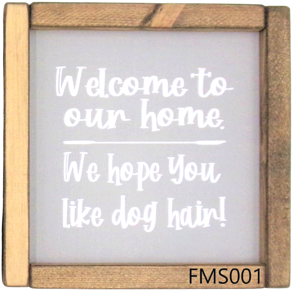 Welcome to our home…...