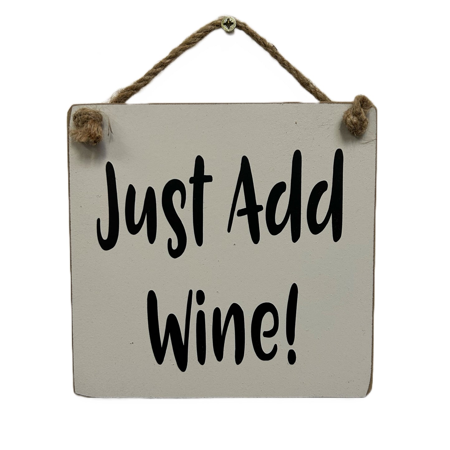 Just add wine
