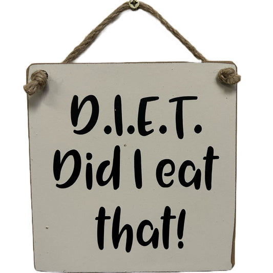 DIET. Did I Eat That