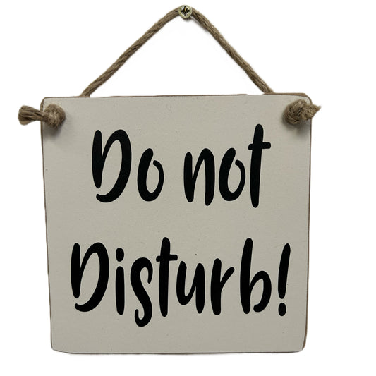 Do not disturb