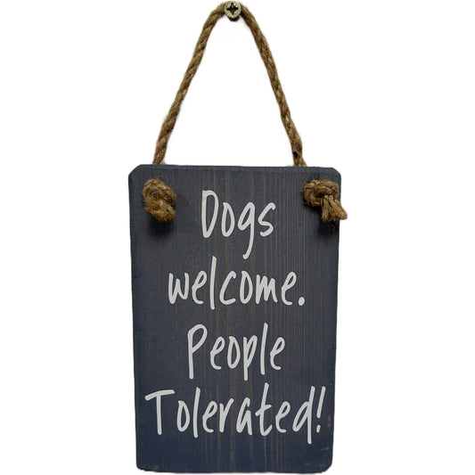 Dogs welcome