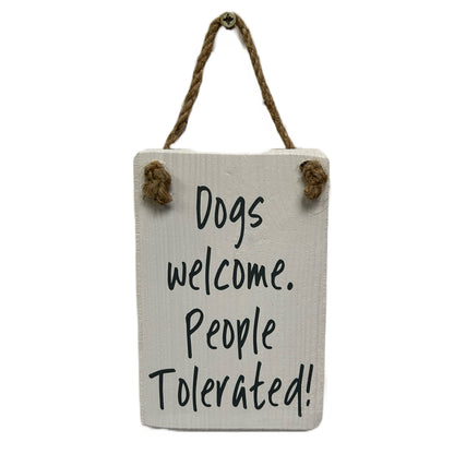 Dogs welcome