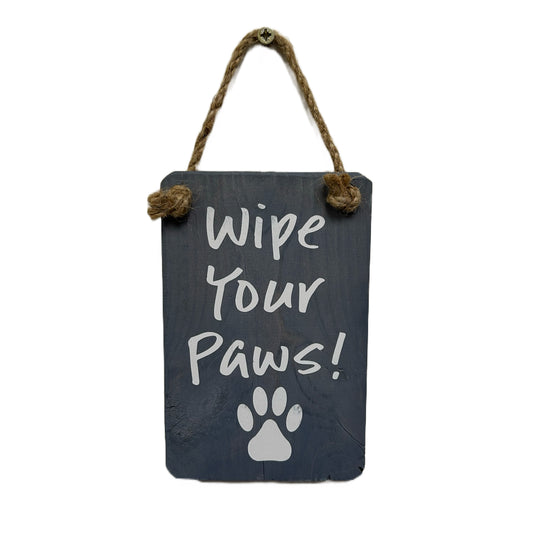 Wipe your paws