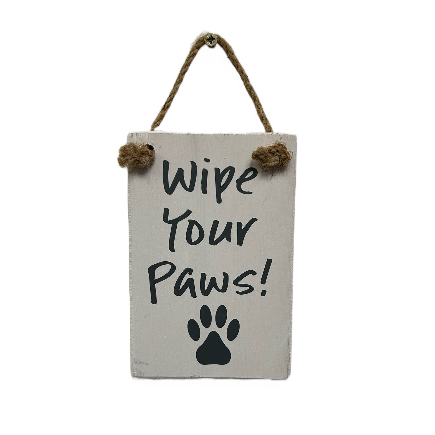 Wipe your paws