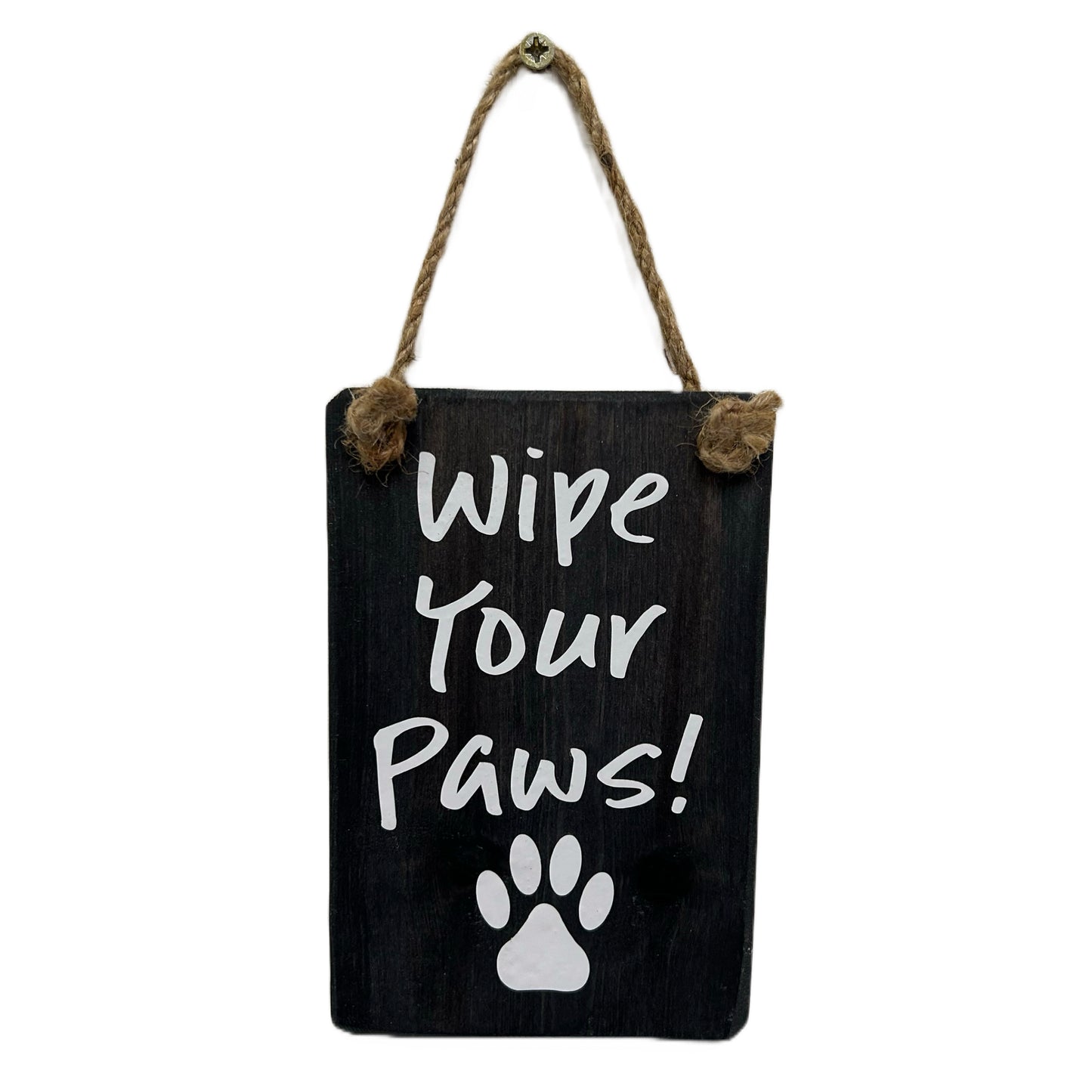 Wipe your paws