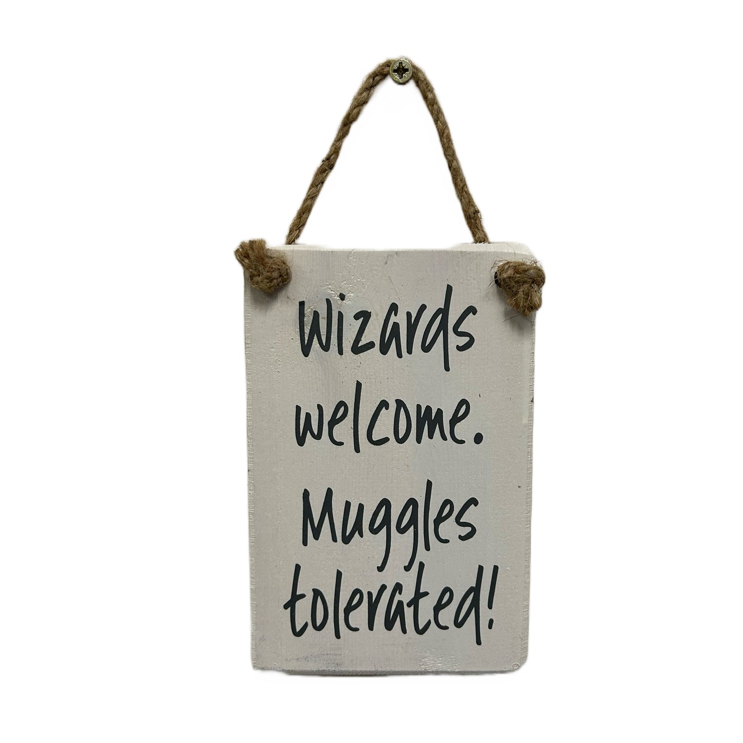 Wizards Welcome, Muggles tolerated!
