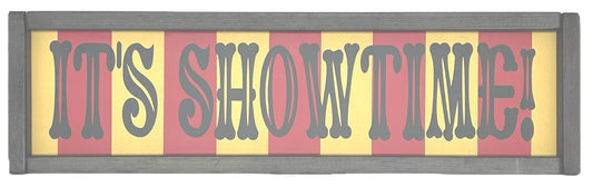 It's Showtime! Framed Carnival Sign