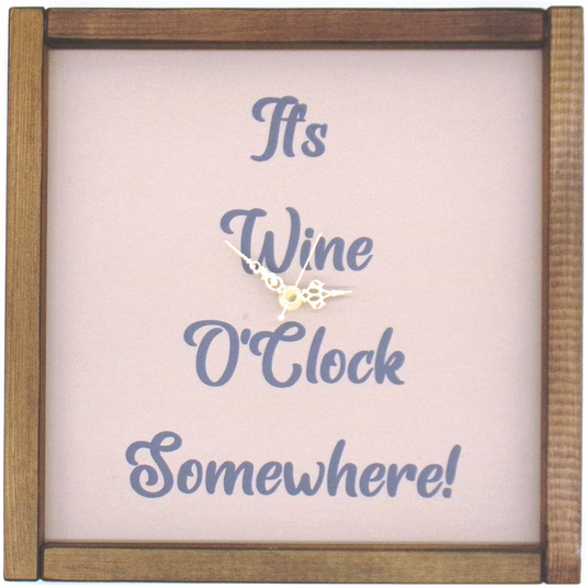 It's wine o'clock