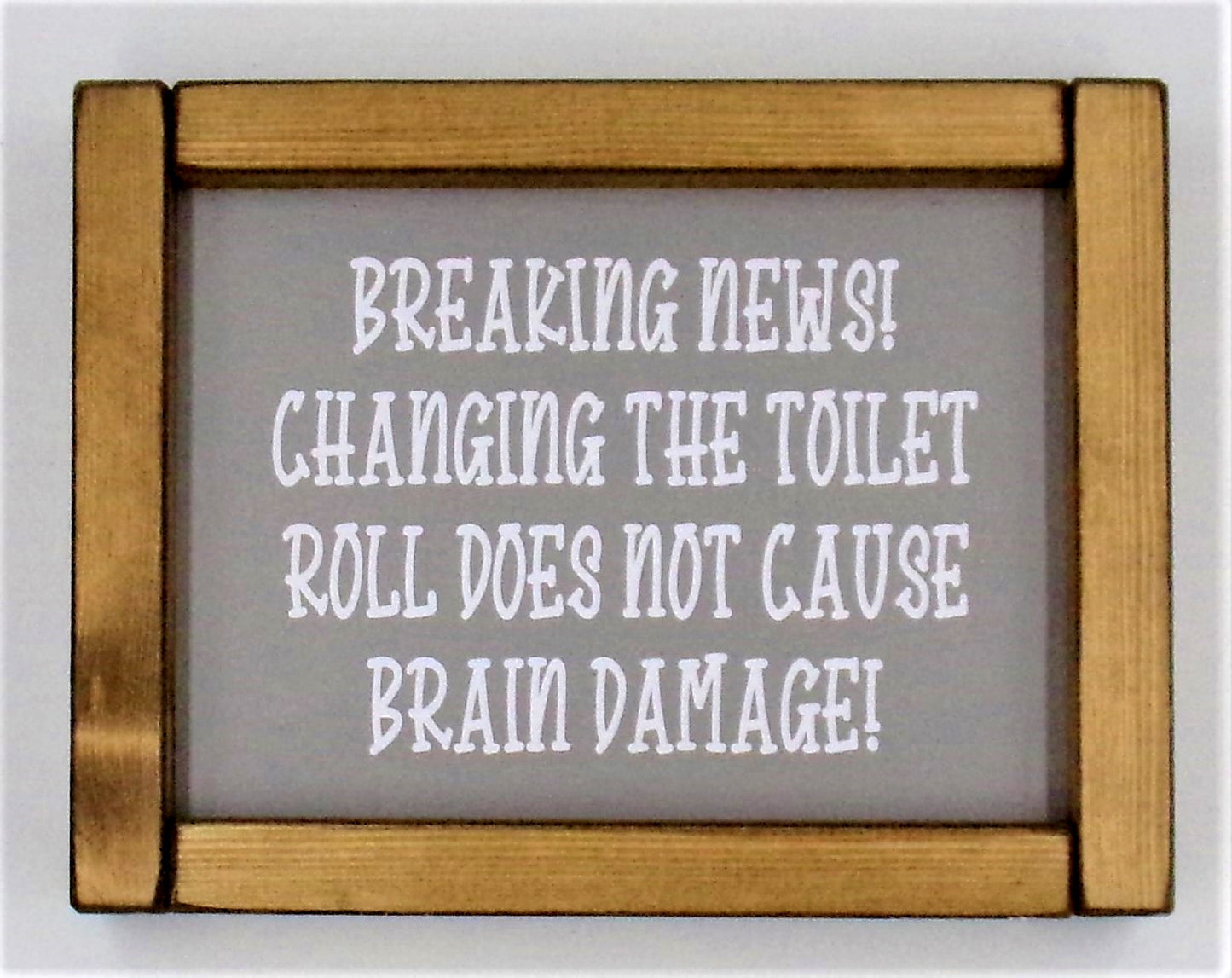 BREAKING NEWS! Changing the toilet roll….