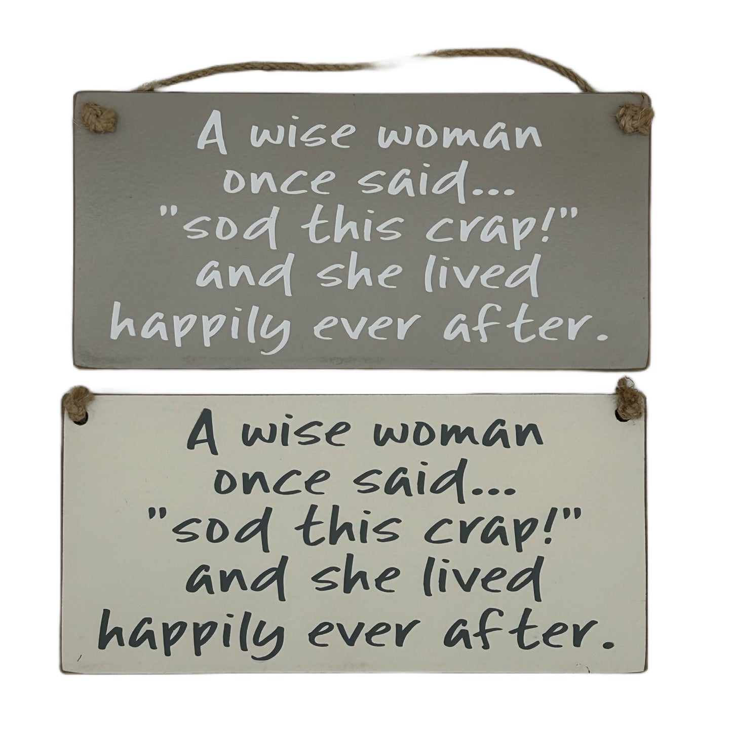 A wise woman once said "Sod this crap!" and she lived happily ever after!