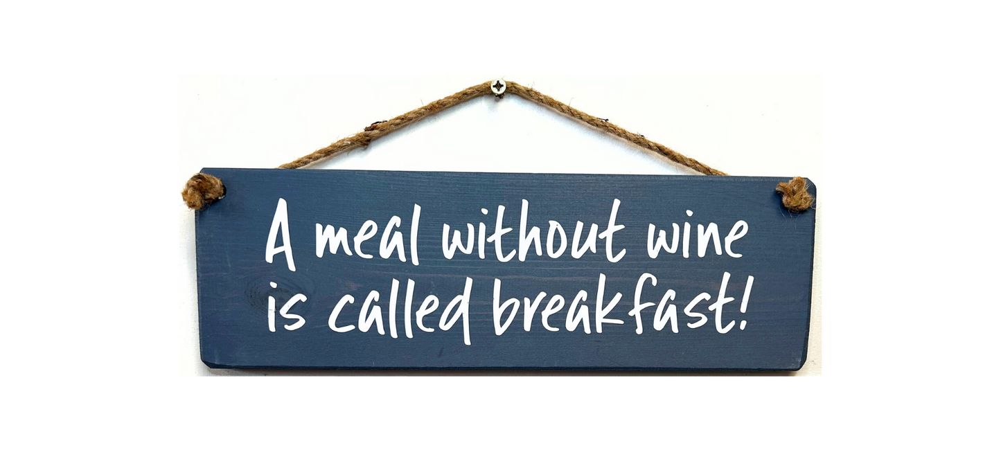 A Meal Without Wine