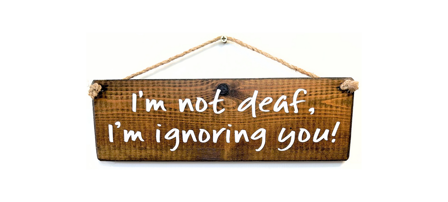 I'm Not Deaf