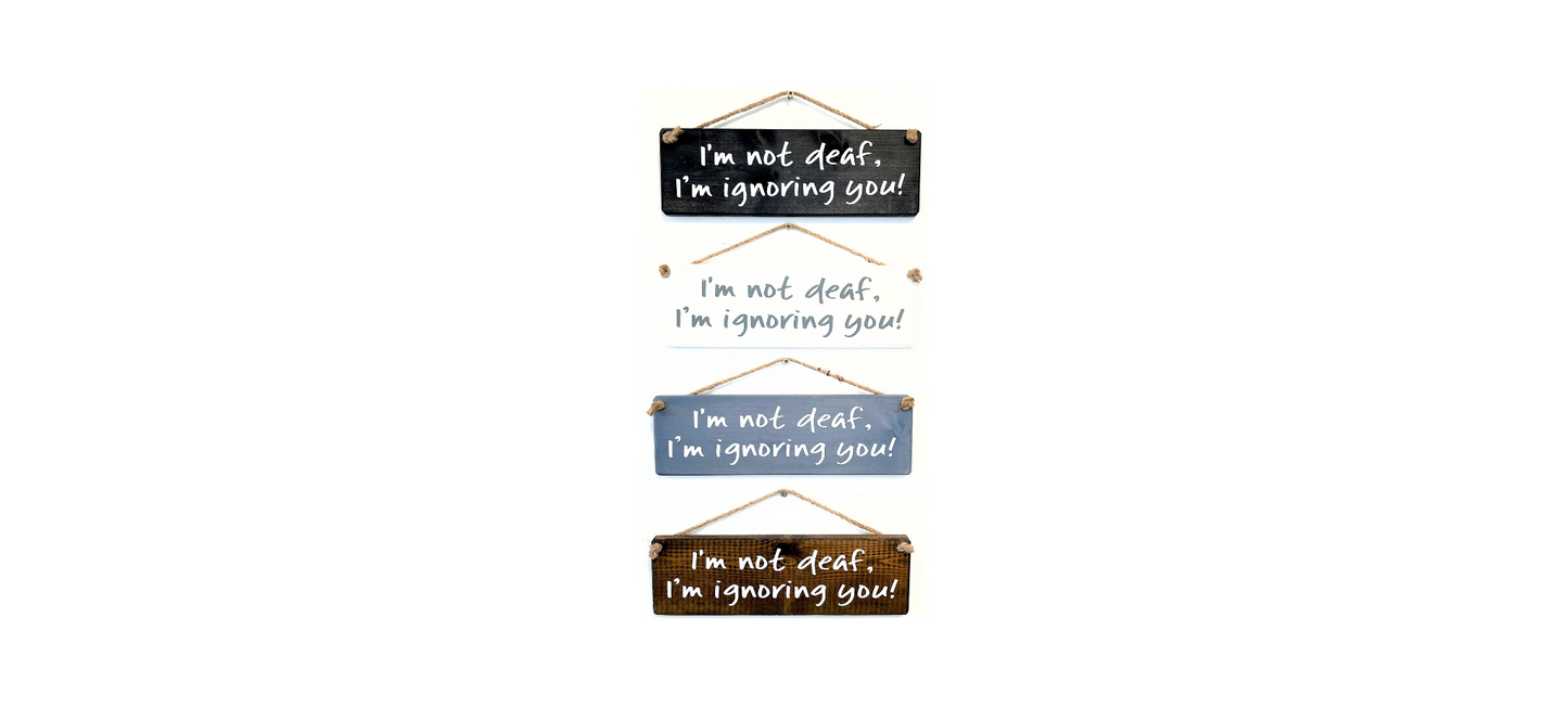 I'm Not Deaf