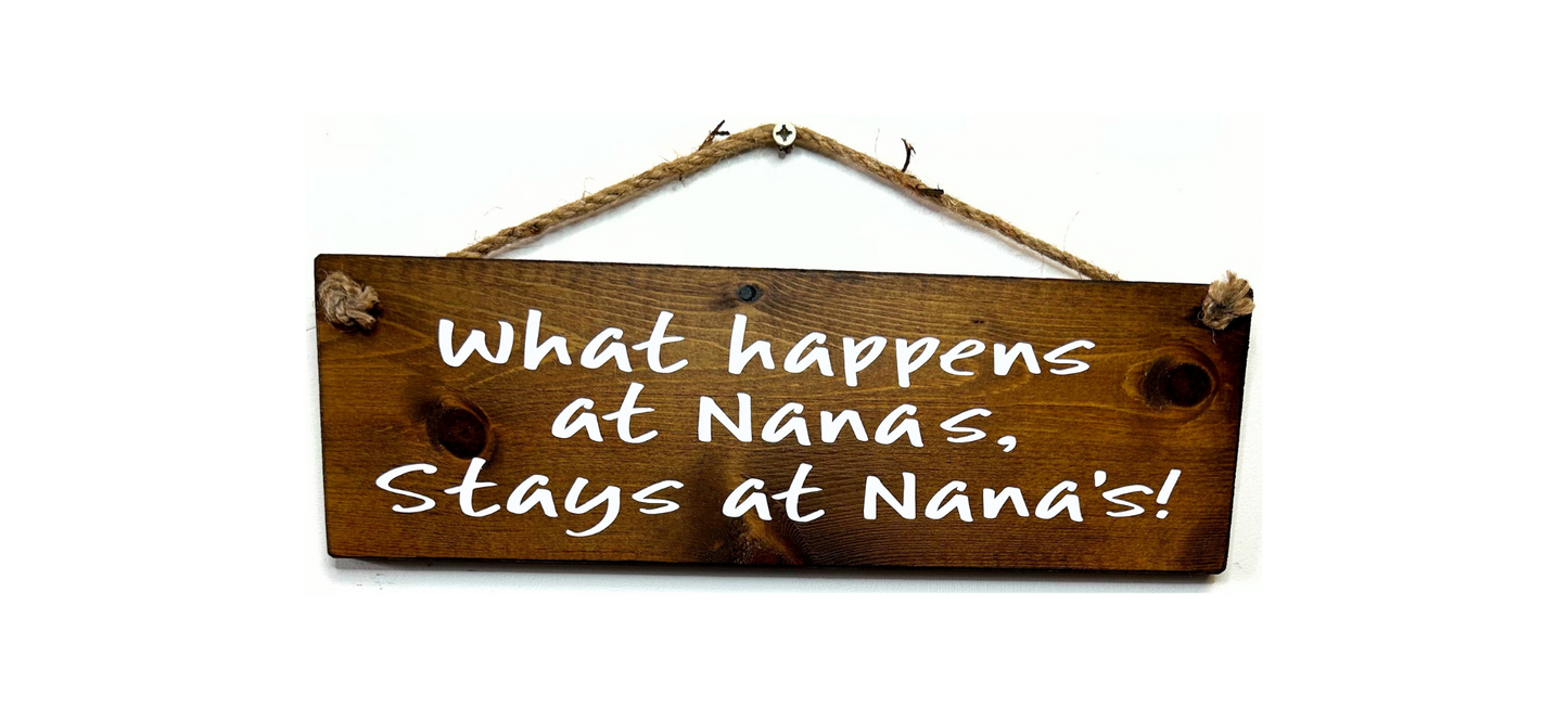 What happens at Nana's