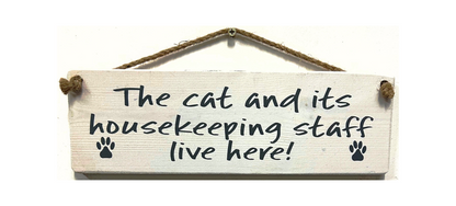 The Cat and it's Housekeeping Staff